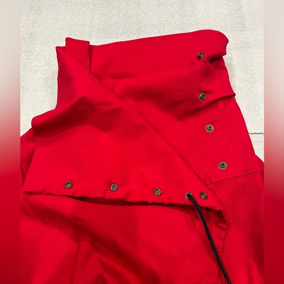 [L]Melow by Melissa Bolduc Stylish Red ISABEAU JACKET Asymmetrical CA NWOT - Picture 6 of 12